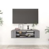 VidaXL Dulap TV suspendat, gri sonoma, 100x30x26,5 cm, lemn prelucrat 826361