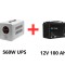 Qoltec Alimentare ne&icirc;ntreruptibilă pentru pompe de circulație 560W + acumulator 100Ah