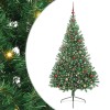 VidaXL Pom de Crăciun artificial pre-iluminat Verde 180 cm PVC 3397019