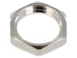 Nut PG7 din alamă fără plumb -60&divide;200&deg;C, filetat PG, placat cu nichel