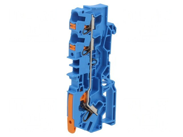 Conector de Șine Albastru 3 Borne 0,5-6mm&sup2;