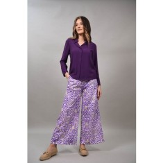 BLUZA CU GULER MAO ARAZZO Violet XS-S