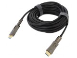 Cablu HDMI 2.0 Optic 10m Negru Metalic