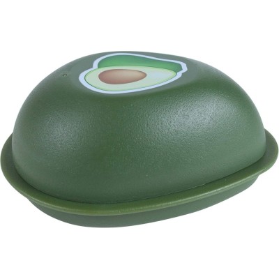 Cutie depozitare alimente din plastic, model avocado, 12.5x12.5x5.4 cm, verde foto