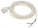 Cablu Electric PVC 5m Alb 16A 250V 2x1,5mm2