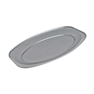 Platou Oval Aluminiu OTI, 550x360 mm, 10 Buc/Set, Forma Ovala, Tavi si Platouri Aluminiu, Platouri Aperitive, Platouri pentru Petreceri, Platouri Cate foto