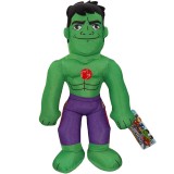 Jucarie din material textil cu sunete Hulk, Marvel Super Hero, 38 cm, Play By Play