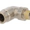 Racord push-in unghi alamă nichelată BSP 1/8