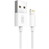 Cablu Date si Incarcare XO Design, NB47, USB la tip Lightning, 1m, 2.4 A, Alb