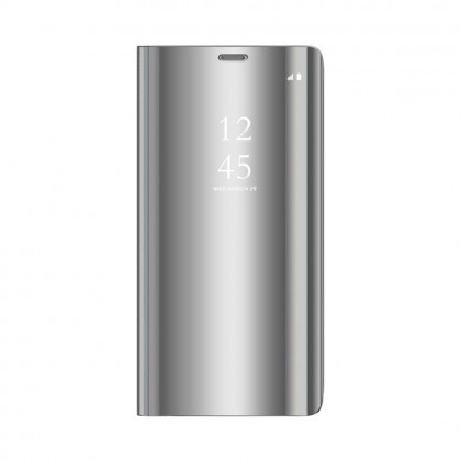Husa Flip Carte CLEAR VIEW Samsung A105 Galaxy A10 Silver