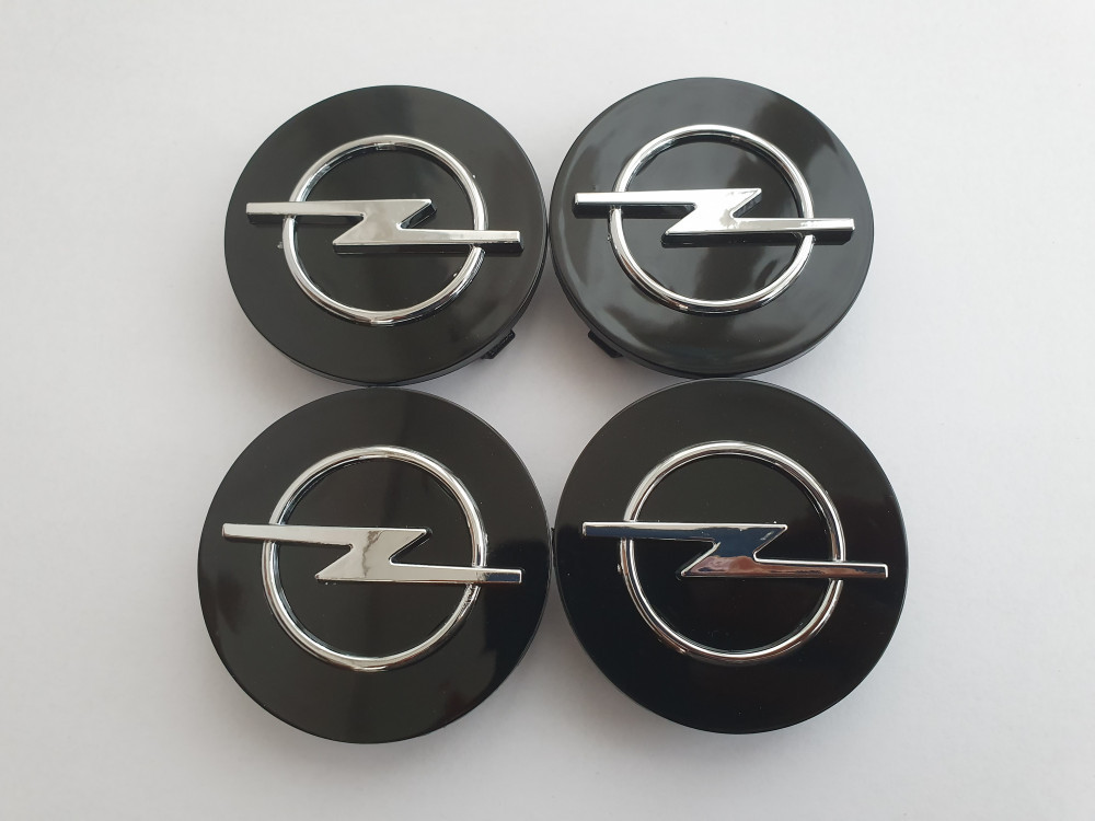 Capace jante aliaj Opel 64mm 59mm 2 dimensiuni set 4 buc negre gri |  Okazii.ro