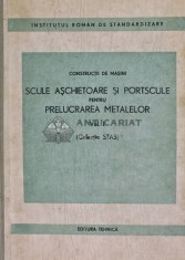 Constructii de masini, volumul 1. Scule aschietoare si portscule pentru prelucrarea metalelor - 1987 (Q124)