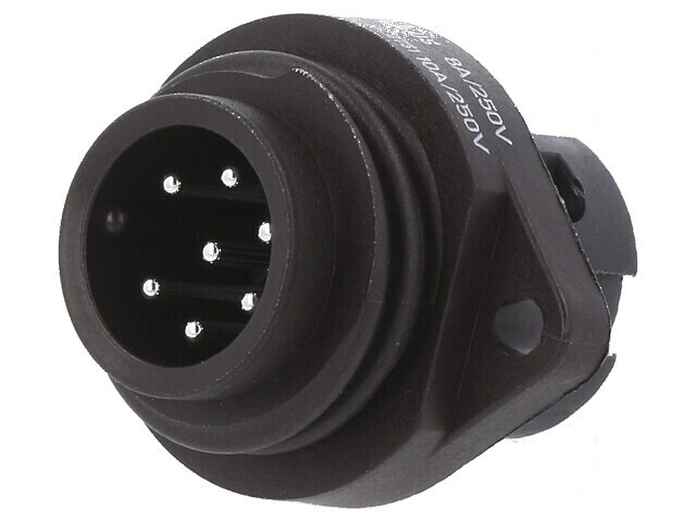 Conector circular 692, 693, RD24 250V PIN 7 soclu tată 10A