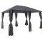 Pavilion CORT Gradina Evenimente Gri + Pereti Laterali 3x4x2.7M+Livrare GRATUITA