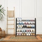 Organizator incaltaminte negru, 5 niveluri