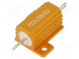 Rezistor bobinat cu radiator 8&Omega; 25W &plusmn;5% 50ppm/&deg;C SR PASSIVES