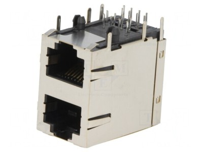 Soclu RJ45 8P8C Cat5 Ecranat foto