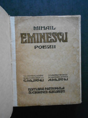 MIHAIL EMINESCU - POEZII (1928, editia G. Murnu, desene de A. Murnu) foto