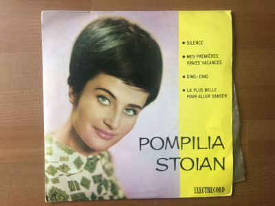 pompilia stoian silence din ding disc single vinyl muzica usoara pop EDC 710 VG+ foto