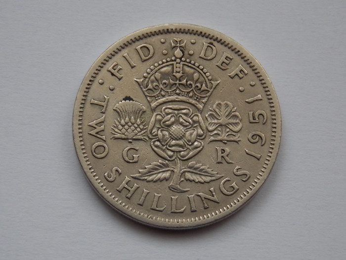 2 SHILLINGS 1951 GBR