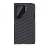 Husa MagSafe pentru Samsung Galaxy Z Fold7 F966, Nillkin, CarboProp with Transparent Black Lens Cover and S-Pen Holder, Neagra
