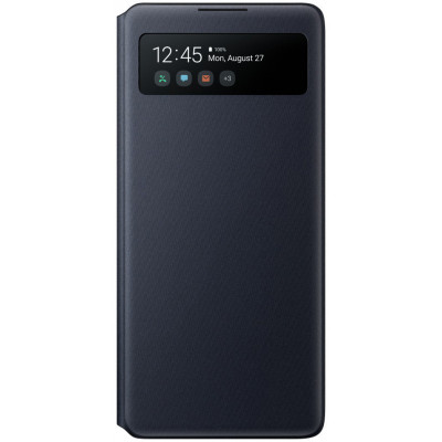 Husa Samsung Galaxy S10 Lite G770, S View Wallet, Neagra EF-EG770PBEGEU foto