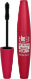 S-he colour&amp;style Just extreme mascara volum Nr. 170/001, 12 ml