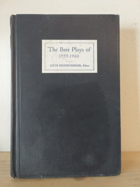 Louis Kronenberger - The Best Plays of 1959-1960