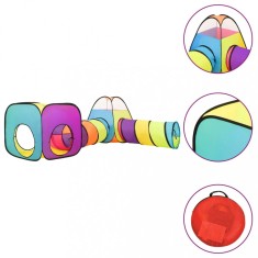 vidaXL Cort de joacă pentru copii, multicolor, 190x264x90 cm