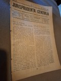 Revista Jurisprudența Generală, Anul II Nr.9 1924 - Vintila Dongoroz si note scrise de D.Alexandresco
