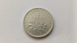 Franta-1 Franc 1917-Argint