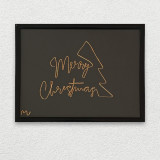 Tablou cu mesaj &ndash; Merry Christmas, 13&times;18 cm