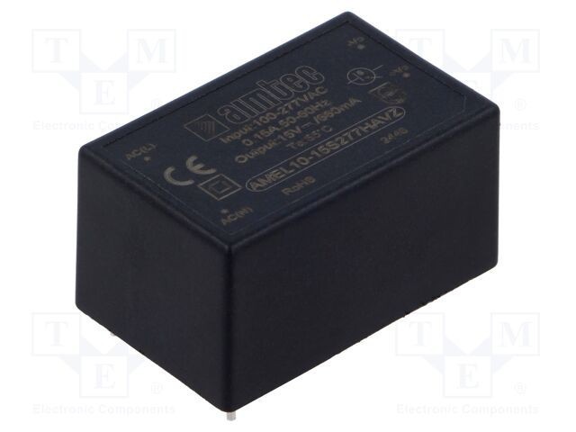 Convertor AC/DC 10W 15V DC AIMTEC AMEL10-277HAVZ