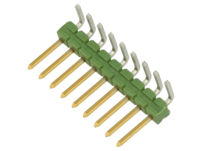 Conector şir pini 9-Pin 90&deg;