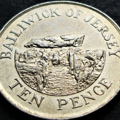 Moneda 10 PENCE - JERSEY, anul 1992 *cod 805