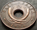 Cumpara ieftin Moneda istorica exotica 5 CENTI - AFRICA de EST, anul 1924 *cod 5236 A excelenta