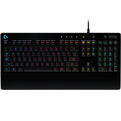 Tastatura Gaming G213, USB Port, Spill Resistance, Taste Mech-Dome, 5 Zone De Iluminare RGB, Negru foto