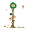 Sticker decorativ, masuratoare in forma de pom 140 cm, 126STK