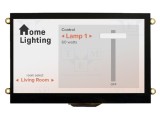 Afișaj TFT 7" 800x480 LED RGB 660cd/m&sup2; NEWHAVEN NHD-7.0-800480FT-CSXV-CTP