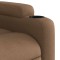 Fotoliu rabatabil, maro, material textil - 7