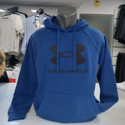 UNDER ARMOUR- Hanorac bărbați UA Rival Fleece Logo Albastru foto