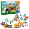 Set trenulet inteligent, electronic cu sine BRIO, 3+ ani