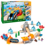 Set trenulet inteligent, electronic cu sine BRIO, 3+ ani