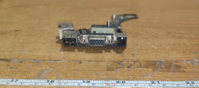 Conector Power DC, VGA, Usb + Lan Board Laptp Dell Latitude E6420 foto