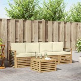 vidaXL Seturi de canapele Lemn Solid de Acacia 3391365