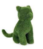 Cumpara ieftin Figurina Pisicuta iarba artificiala verde 40x31x67h