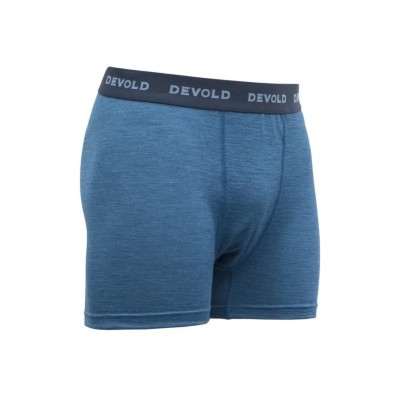 DEVOLD Breeze Merino 150 Boxer Man blue melange L foto