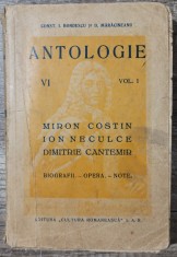 Antologie VI, vol. I - Const. I. Bondescu, D. Maracineanu// 1937