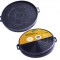 Set 2 filtre de carbon activ de 210 mm pentru hota Dehflex AK01, GOLDEN ICEPURE - RESIGILAT