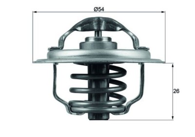 MAHLE TX 111 87D termostat,lichid racire foto